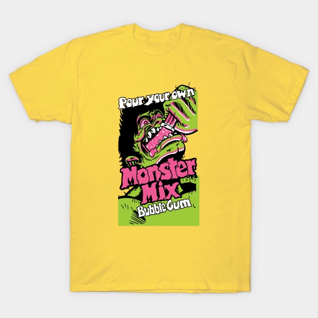 Monster Mix Gum T-Shirt by Chewbaccadoll